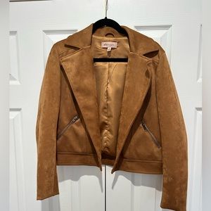Philosophy Suede Faux Leather Jacket